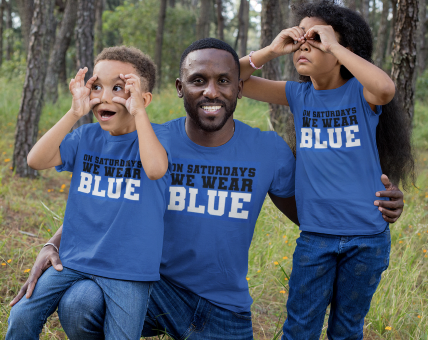 On Saturdays We Wear Blue T-Shirt